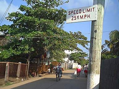 Speed Limit on Utila?!?