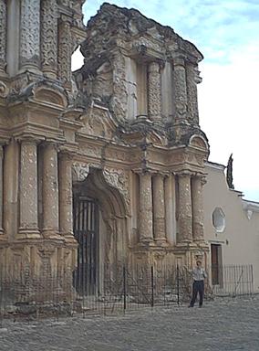 Jeff at the ruins