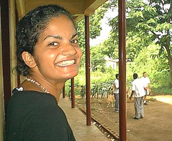 Volunteer teacher Miss Vindya
