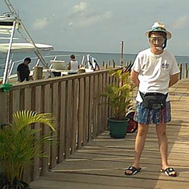 Snorkeler Jeff