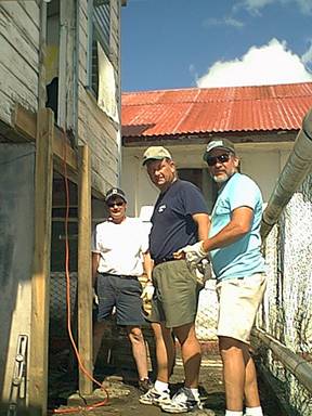 Stairmasters at work at Miss Eleanor's